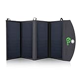 CMsoliki Solar Ladegerät 25W 2-Port(5V/4A insgesamt), Faltbar Wasserdicht Solarpanel für Outdoor Aktivitäten, USB Solarladegerät für iPhone 7 / 7s / 6 / 6s, iPad Air 2 / Mini 3, Galaxy S7 und Tablet