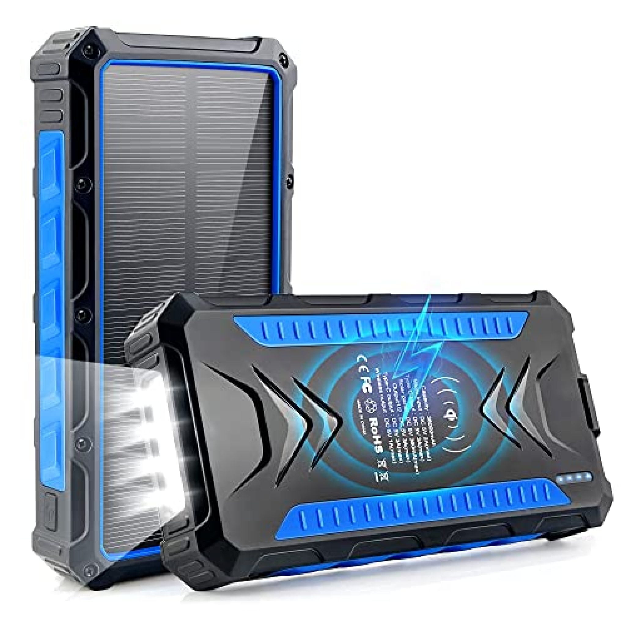 Djroll 36000mah Qi Wireless Solar Powerbank DJROLL Solar Powerbank 36000mAh - Solar Ladegerät Test